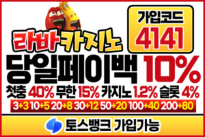 토토사이트 TOP10 라바카지노